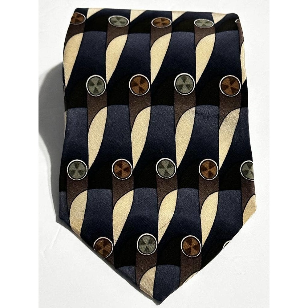 Vintage Cocktail Collection Martini  Tie By Stonehenge 100% Silk